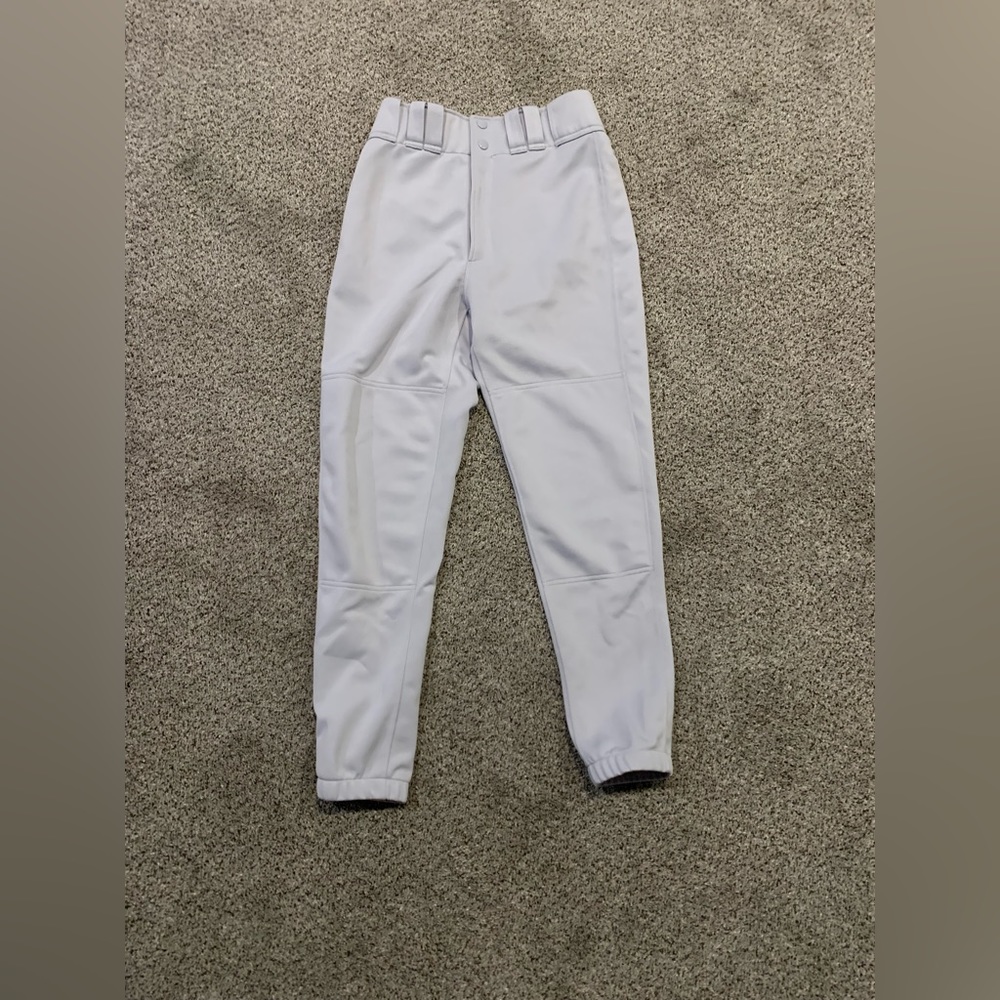 Gray Mizuno Baseball Pants S